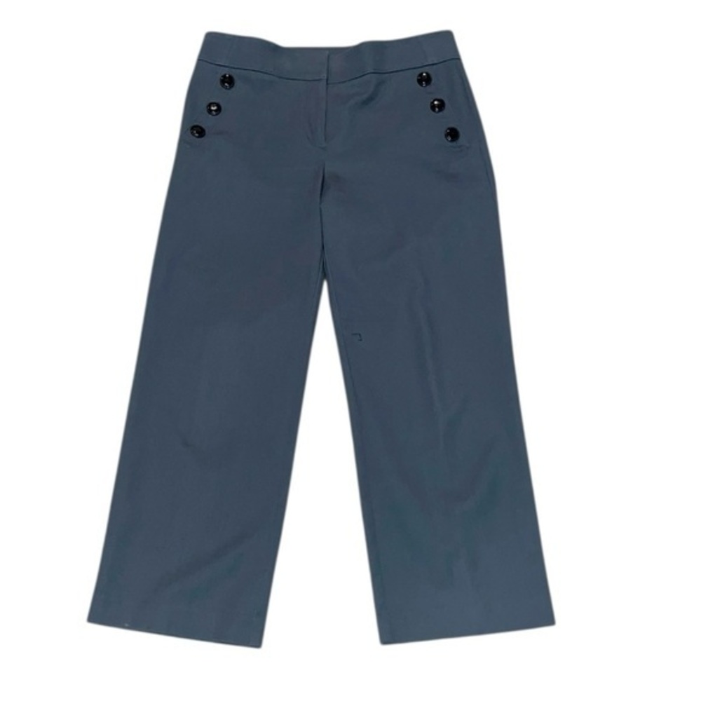 LOFT Gray Cropped Sailor Pants Size 4